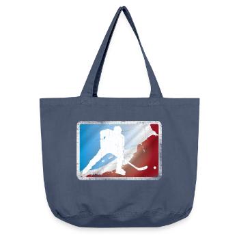 Eishockey - Vintage-Washed Shopper - Vintage Denim - Vorne