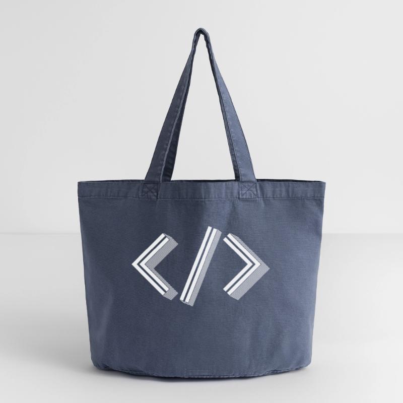 Retro Bracket's - Full Stack Developer HTML XML Vintage-Washed Shopper