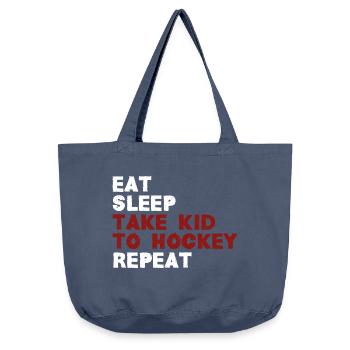 Take kid to hockey - Vintage-Washed Shopper - Vintage Denim - Vorne