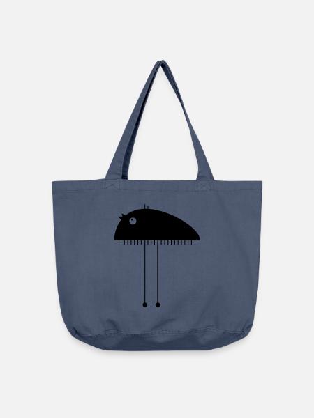 Monster - Vintage-Washed Shopper - Vintage Denim