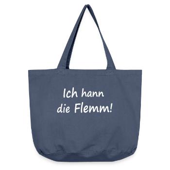 Saarländer Saarländisch Saar Saarland Geschenk - Vintage-Washed Shopper - Vintage Denim - Vorne