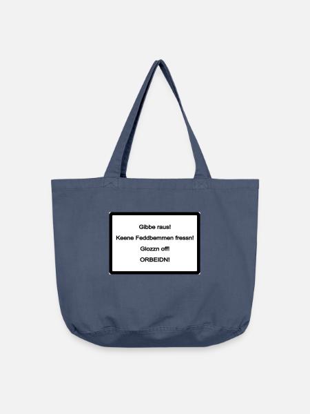 Sachsen Schild - Vintage-Washed Shopper - Vintage Denim
