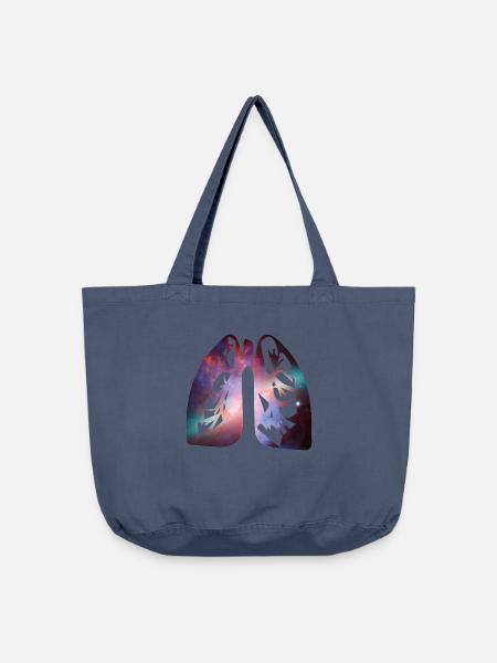 Lunge - Vintage-Washed Shopper - Vintage Denim