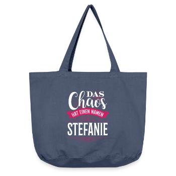 STEFANIE - chaos - Vintage-Washed Shopper - Vintage Denim - Vorne