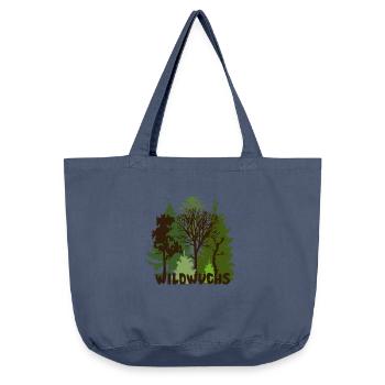 Wald Natur Baum Bäume Wild wildwuchs - Vintage-Washed Shopper - Vintage Denim - Vorne