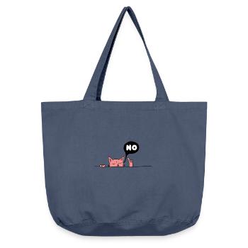 Nein Katze - Vintage-Washed Shopper - Vintage Denim - Vorne