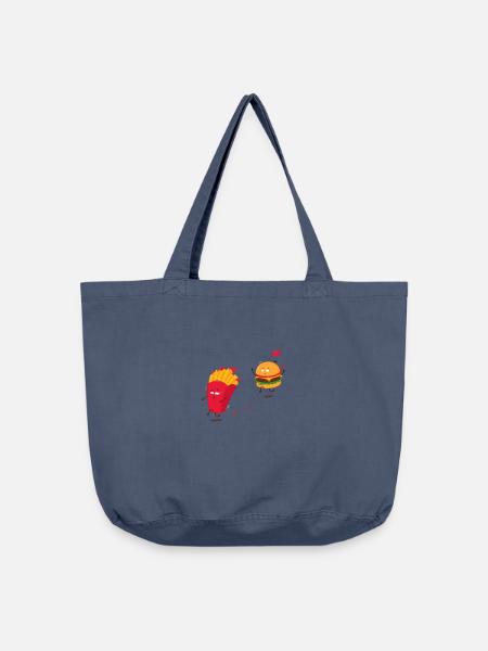 Love story - Vintage-Washed Shopper - Vintage Denim