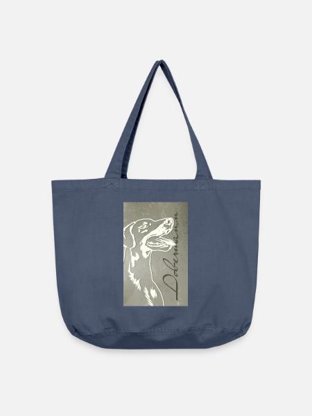 Handyhüllen Dobermann - Vintage-Washed Shopper - Vintage Denim