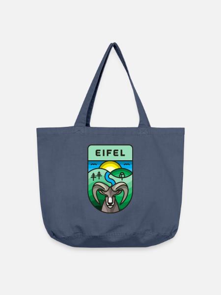 Eifel Patch - Vintage-Washed Shopper - Vintage Denim