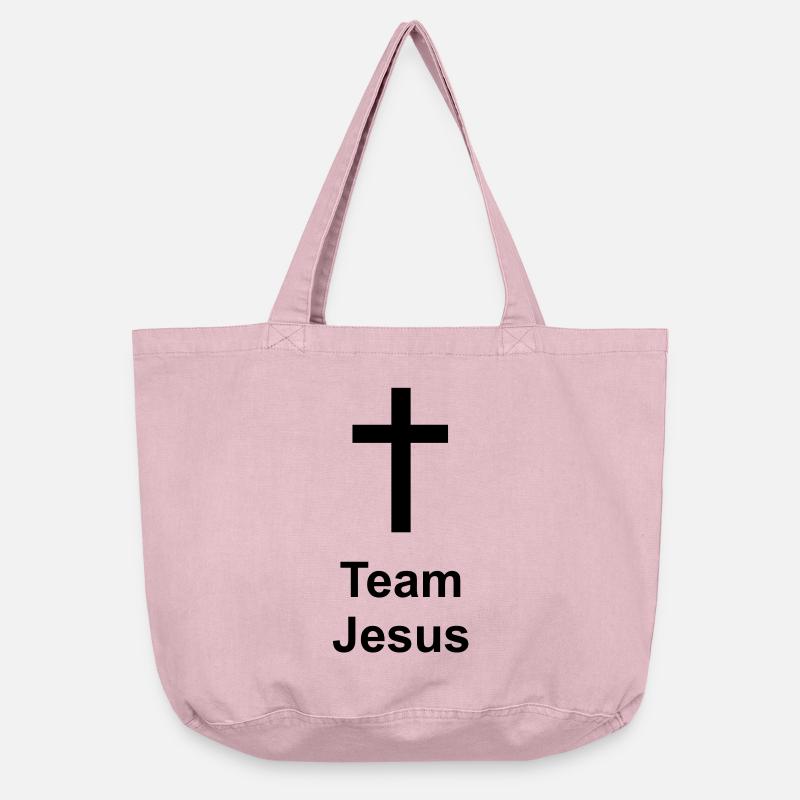 Team Jesus - Vintage-Washed Shopper - Vintage Rosa