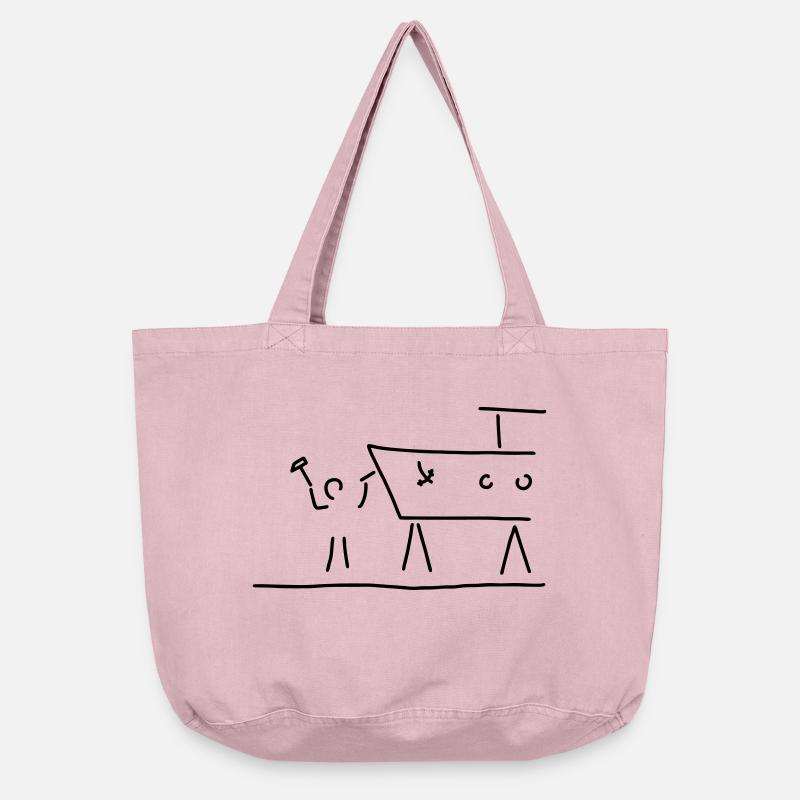 bootsbauer - Vintage-Washed Shopper - Vintage Rosa