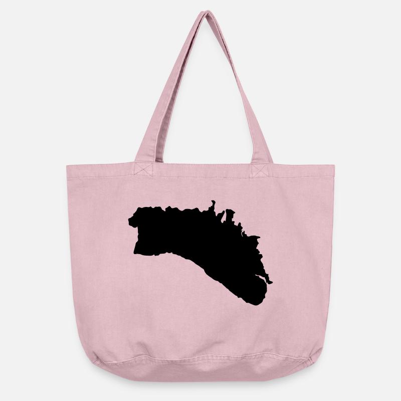 Minorque - Sac cabas vintage délavé - rose vintage