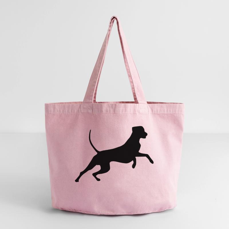 rhodesian_ridgeback_cb Sac cabas vintage délavé