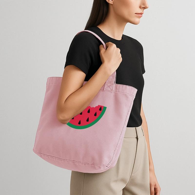 fruit pastèque pastèque Sac cabas vintage délavé