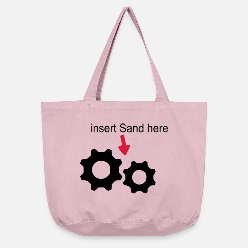Sand im Getriebe - Vintage-Washed Shopper - Vintage Rosa