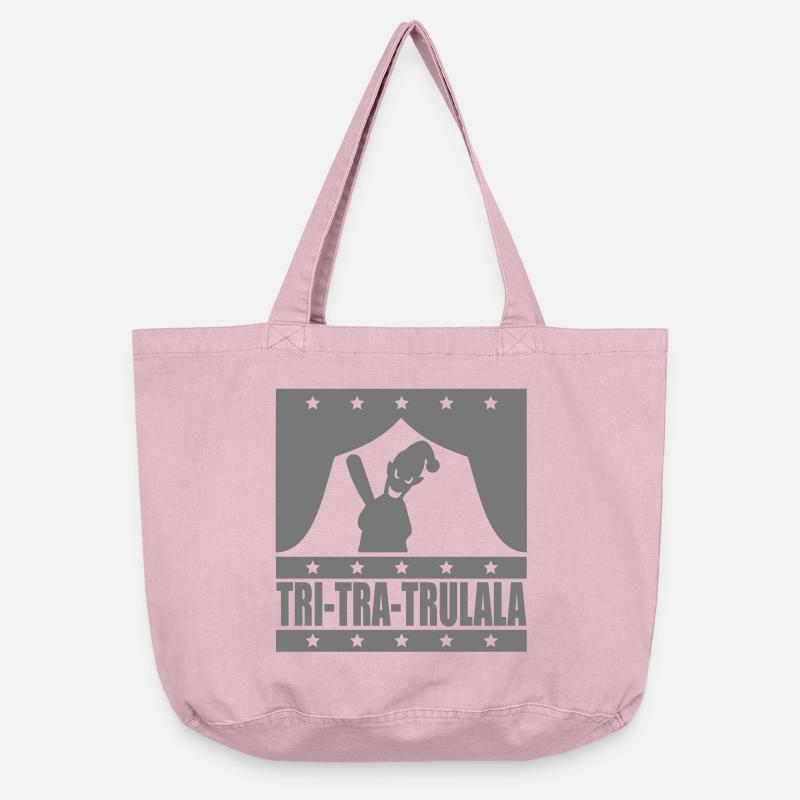 Tritratrulala mit Kasperle - Vintage-Washed Shopper - Vintage Rosa