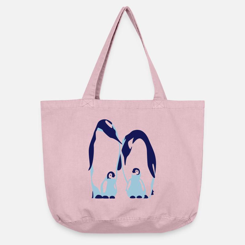 penguin - Vintage-washed Shopper - vintage rose