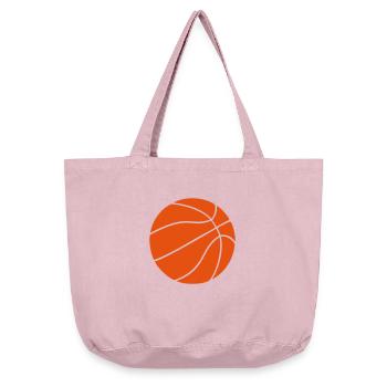Basket-ball Basketball Basket - Sac cabas vintage délavé - rose vintage - Devant