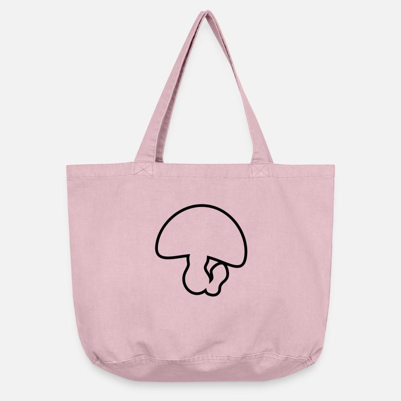 Pilz - Vintage-Washed Shopper - Vintage Rosa