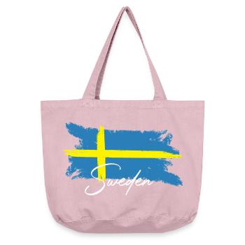 Suède, Scandinavie - Sac cabas vintage délavé - rose vintage - Devant