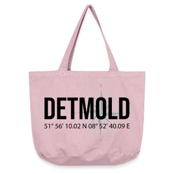 Koordinaten Detmold - Vintage-Washed Shopper - Vintage Rosa - Vorne