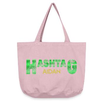 Geschenk für Aidan - Vintage-Washed Shopper - Vintage Rosa - Vorne
