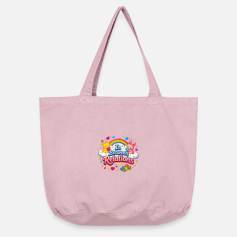 In Between Relations Cute Couple Theme - Vintage-washed Shopper - vintage rose