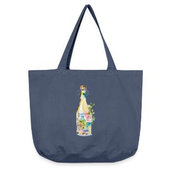 Bottle - Vintage-washed Shopper - vintage denim - Front
