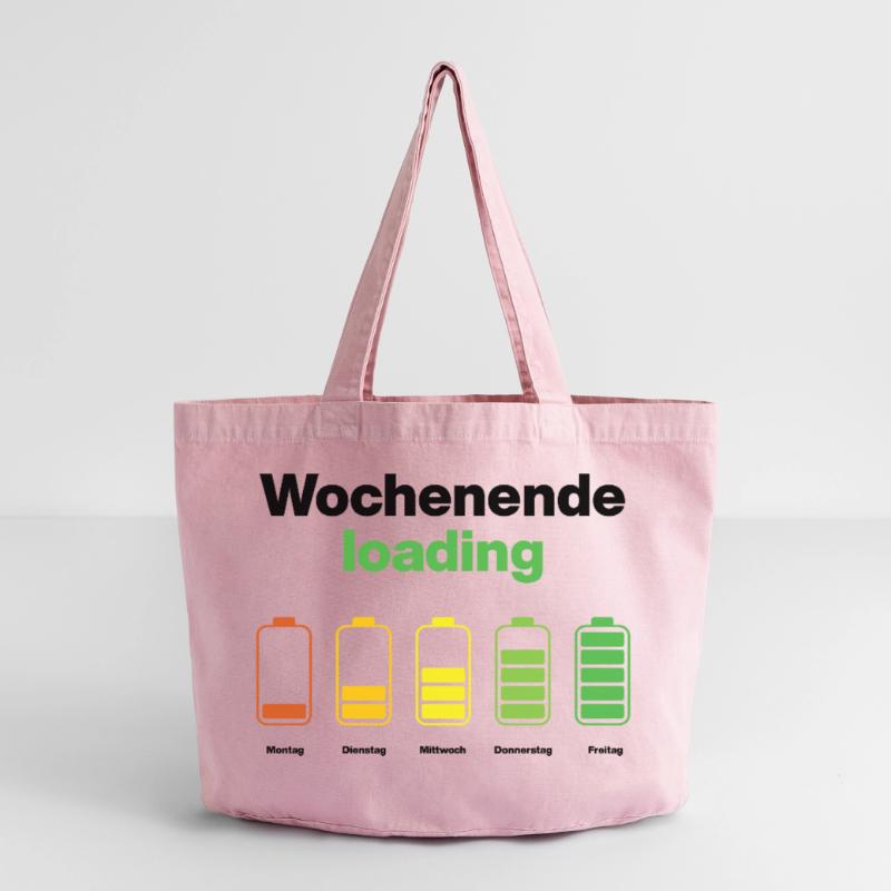 Weekend loading – battery full on Friday, work Vintage-washed Shopper