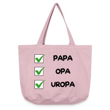 Liste de contrôle de l’UROPA - Sac cabas vintage délavé - rose vintage - Devant