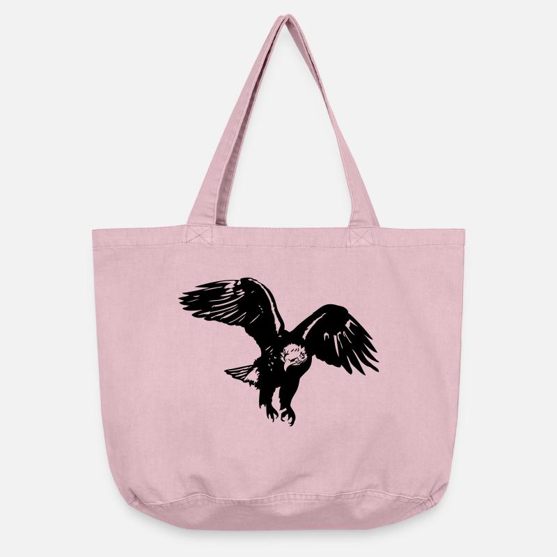 eagle - Sac cabas vintage délavé - rose vintage