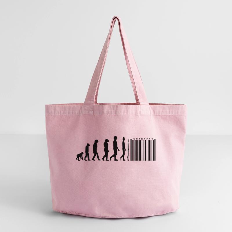 Evolution Strichcode Vintage-Washed Shopper