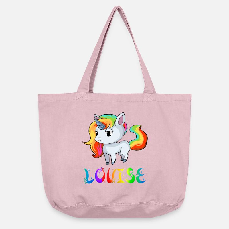 Einhorn Louise - Vintage-Washed Shopper - Vintage Rosa