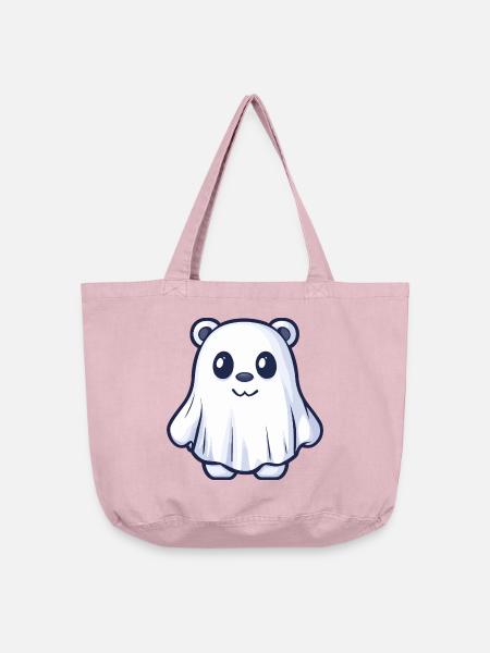 Bär Halloween Geist - Vintage-Washed Shopper - Vintage Rosa