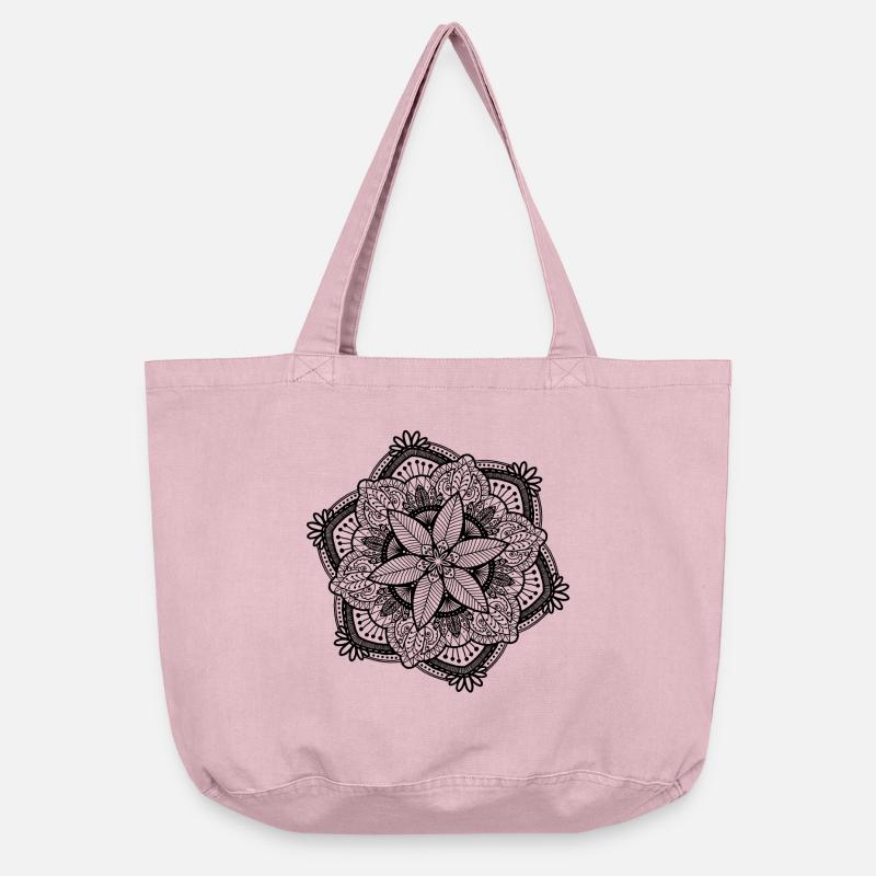 Mandala - Vintage-washed Shopper - vintage rose