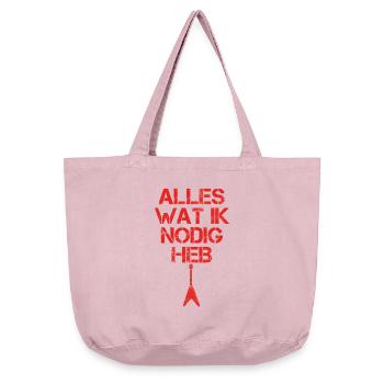 presentje wat ik nodig bass e guitar gitarre - Vintage-Washed Shopper - Vintage Rosa - Vorne