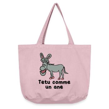 ornery - Vintage-washed Shopper - vintage rose - Front