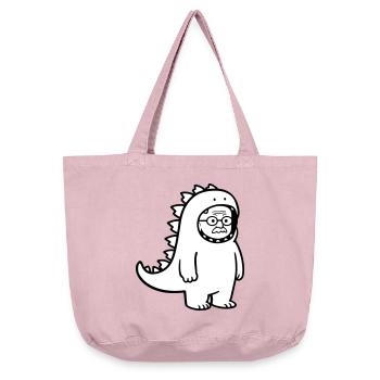 Carnival grouch grandpa - Vintage-washed Shopper - vintage rose - Front