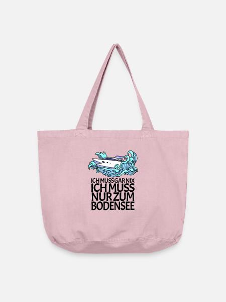 Bodensee - Vintage-Washed Shopper - Vintage Rosa