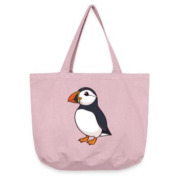 Papageientaucher Puffin - Vintage-Washed Shopper - Vintage Rosa - Vorne