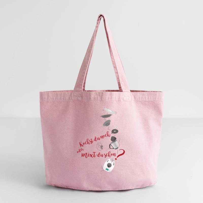Kochst du noch oder mixt du schon? oder Kochen 2.0 Vintage-Washed Shopper
