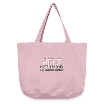 Pelz Tier Tiere Tierschutz Tierschützer Geschenk - Vintage-Washed Shopper - Vintage Rosa - Vorne