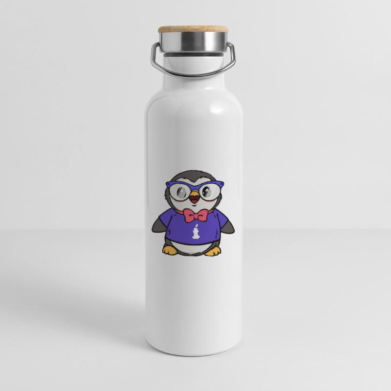 Software Developer Code Developer Programmer Thermal Bottle with Bamboo Lid