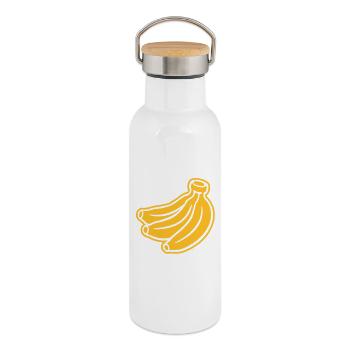 Banana - Thermal Bottle with Bamboo Lid - white - Right