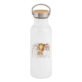 Veterans Day Für Demokraten - Thermosflasche mit Bambusdeckel - Weiß - Rechts
