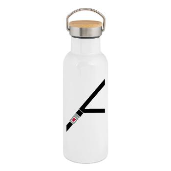 Seat belt - Thermal Bottle with Bamboo Lid - white - Right
