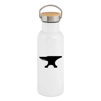 Anvil - Thermal Bottle with Bamboo Lid - white - Right