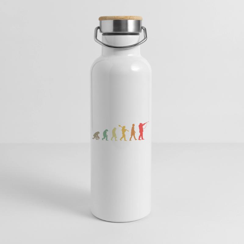 Evolution Hunting Jagd Jäger Thermosflasche mit Bambusdeckel