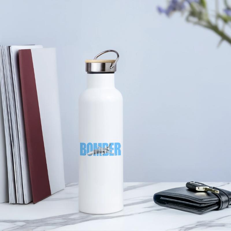 bombardier Su-24 Gourde isotherme avec bouchon en bambou