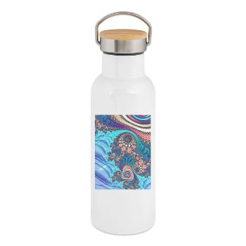 Nature - Thermal Bottle with Bamboo Lid - white - Right